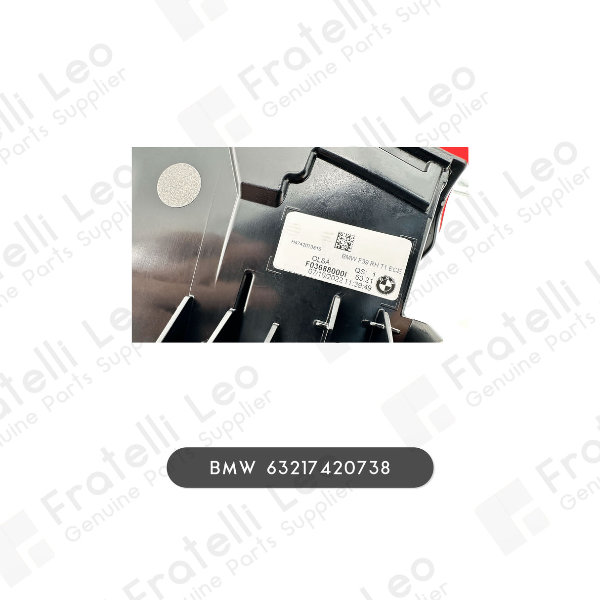 BMW X2 Feu arrière d'origine extérieur droit 63217420738