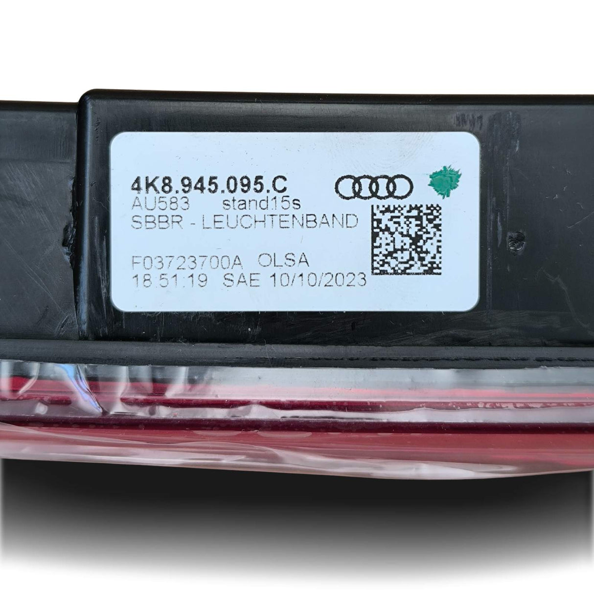 AUDI A7 Originale Fanale posteriore Fascione 4K8 945 095 C
