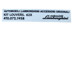LAMBORGHINI Kit louvers huracan 4T0072195B