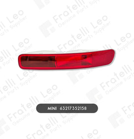 MINI CLUBMAN Original Feu arrière brouillard arrière Pare-chocs arrière DX 63217352158