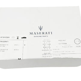 Maserati Originale Set Pastiglie Freno Anteriore 673012381