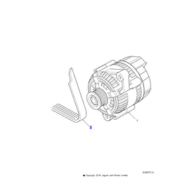 Cinghia polivee-alternatore LAND ROVER PQS101130