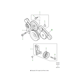 Cinghia-alternatore polyvee LAND ROVER PQS101490